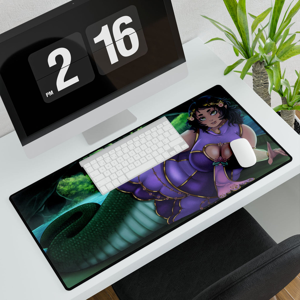 Mizu Ramia "In Her Grotto" XL Plus Deskmat