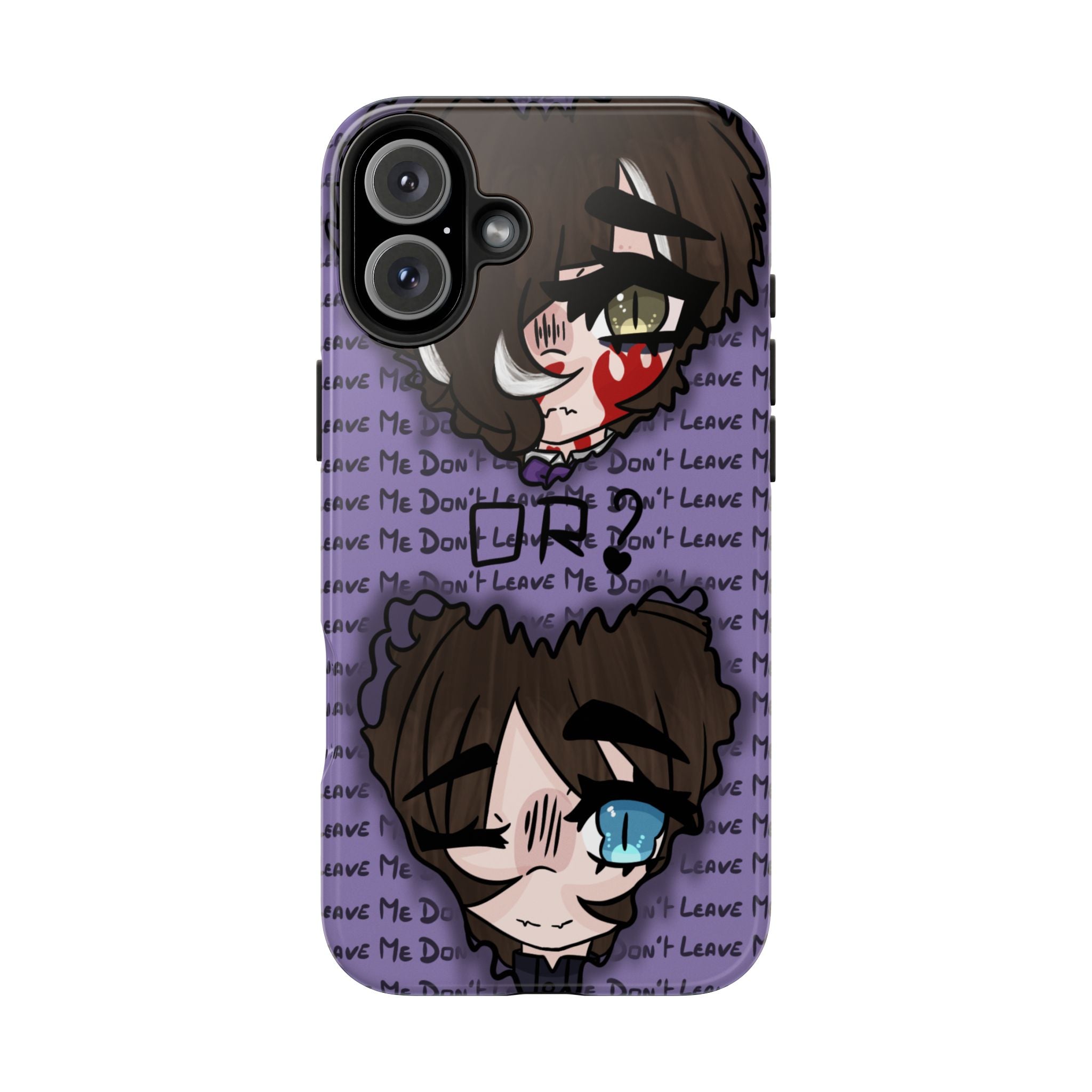 Renée Lysobore "Me or Them" Phone Case