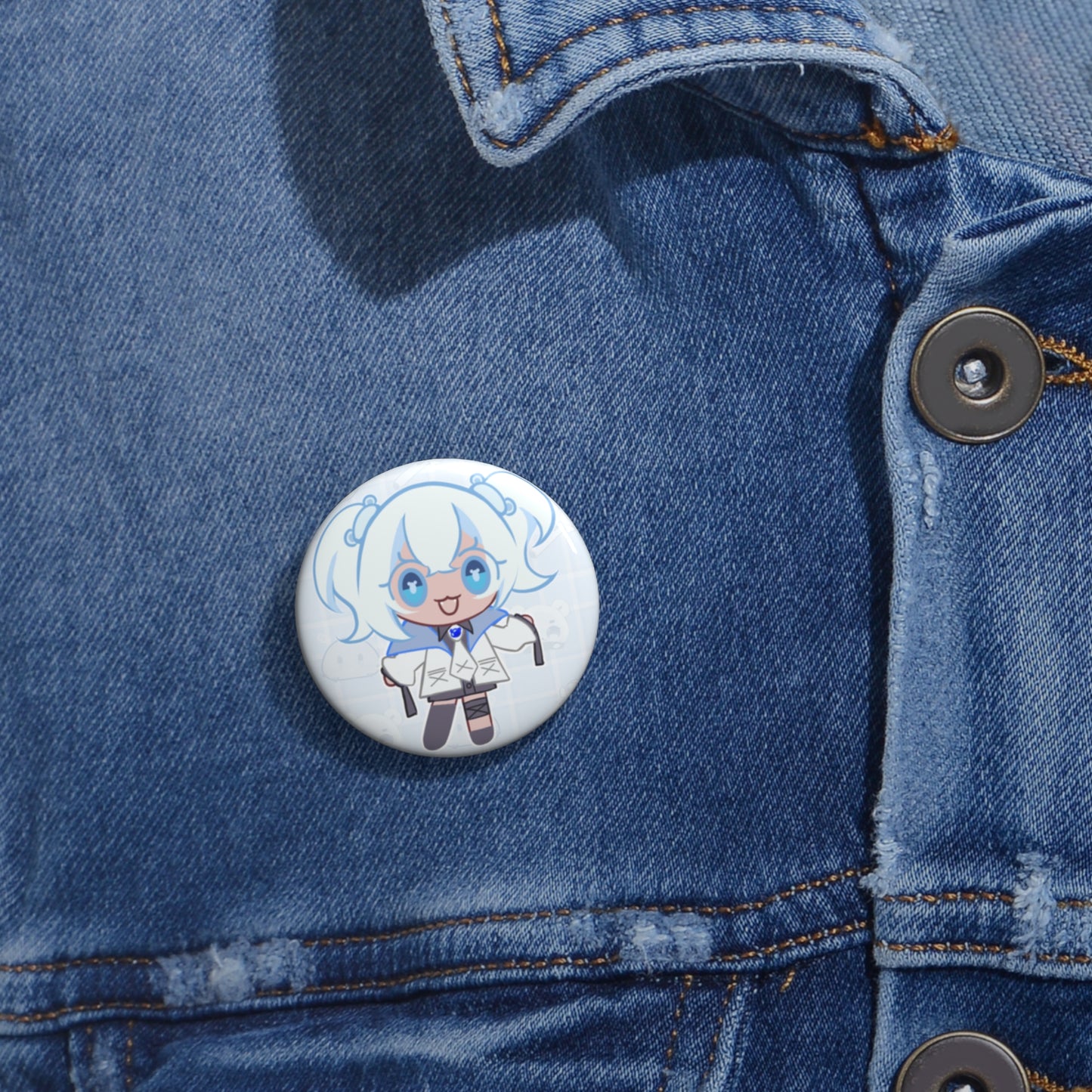 hi2chan "Cookie Chibi" Button Pin