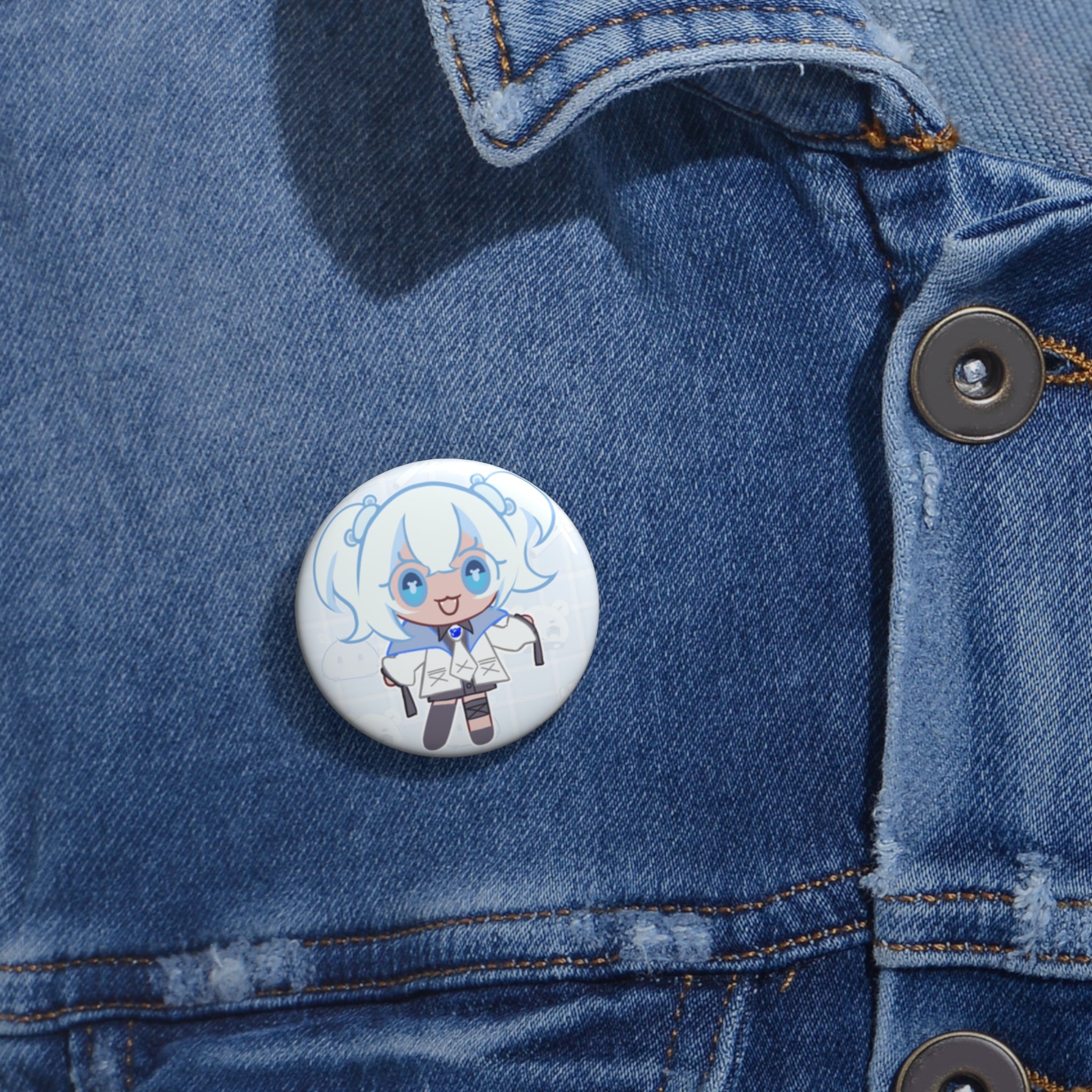 hi2chan "Cookie Chibi" Button Pin
