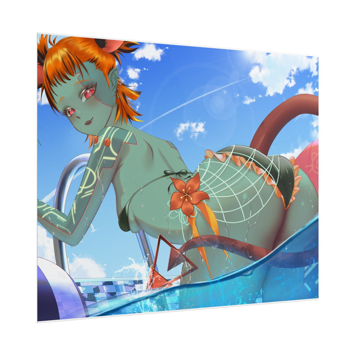 NonbiteyZombie "Summer Swim!" Poster