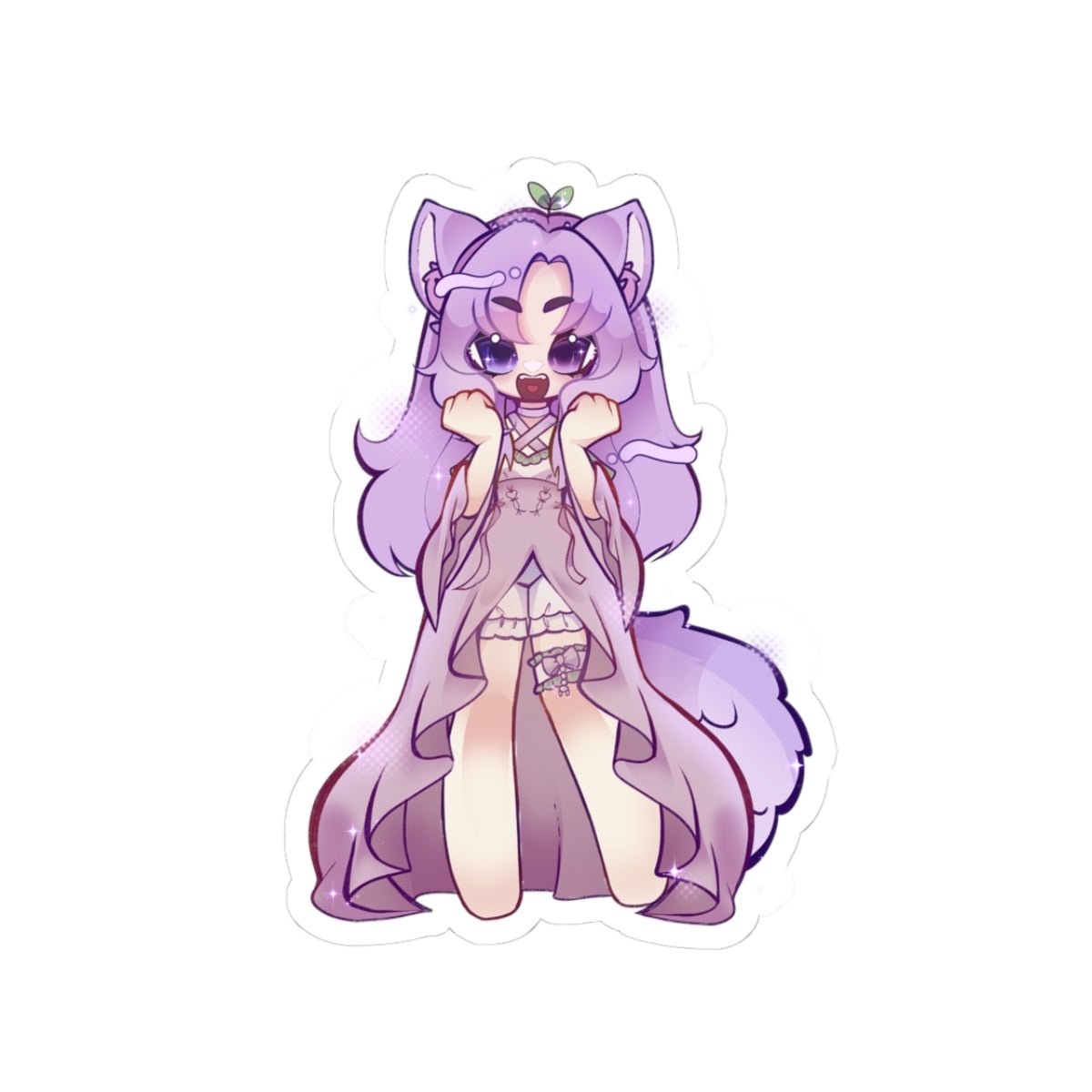 VerbenaVT "Gyah!" Sticker - KatDragonz
