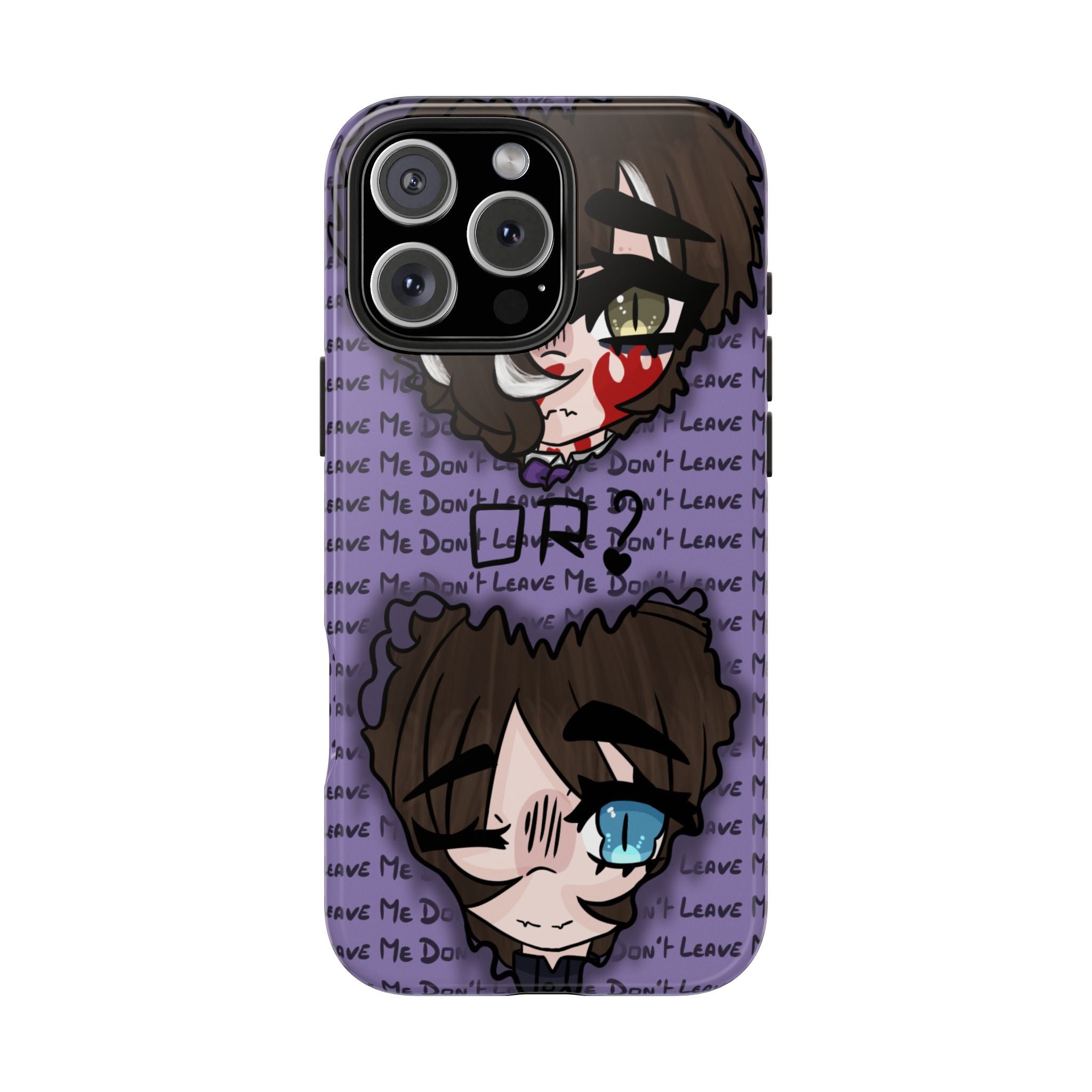 Renée Lysobore "Me or Them" Phone Case