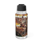 yukurivt "Fighting Village" Metal Tumbler - KatDragonz