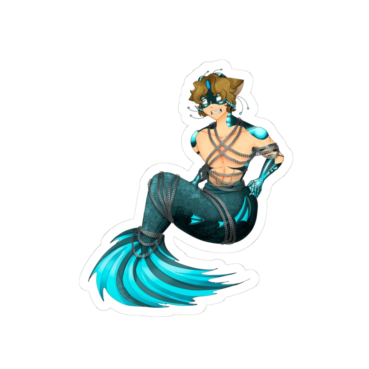 PercyEverett "Chained Up" Sticker