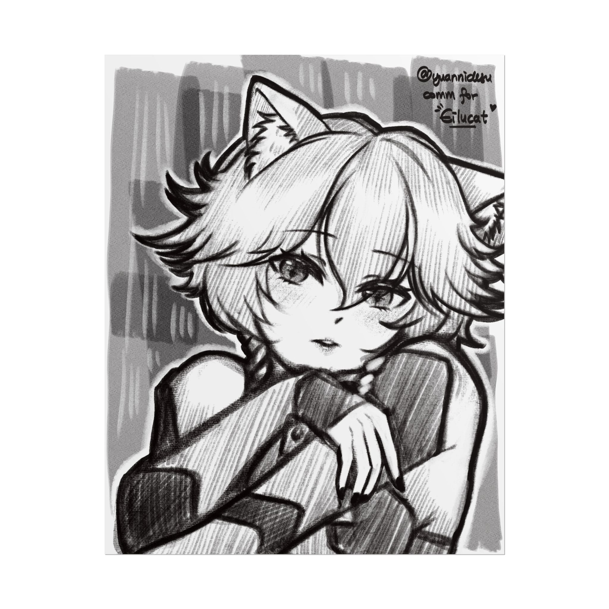 Eilucat Sketch Print