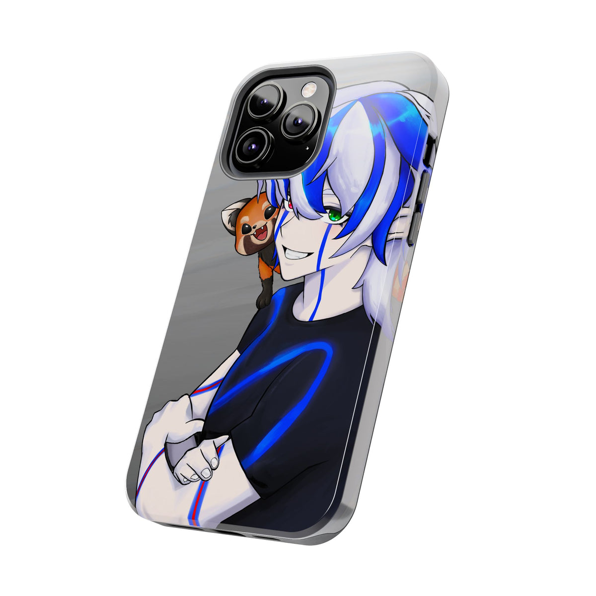 Ray Xash "Red Panda Companion" Phone Case