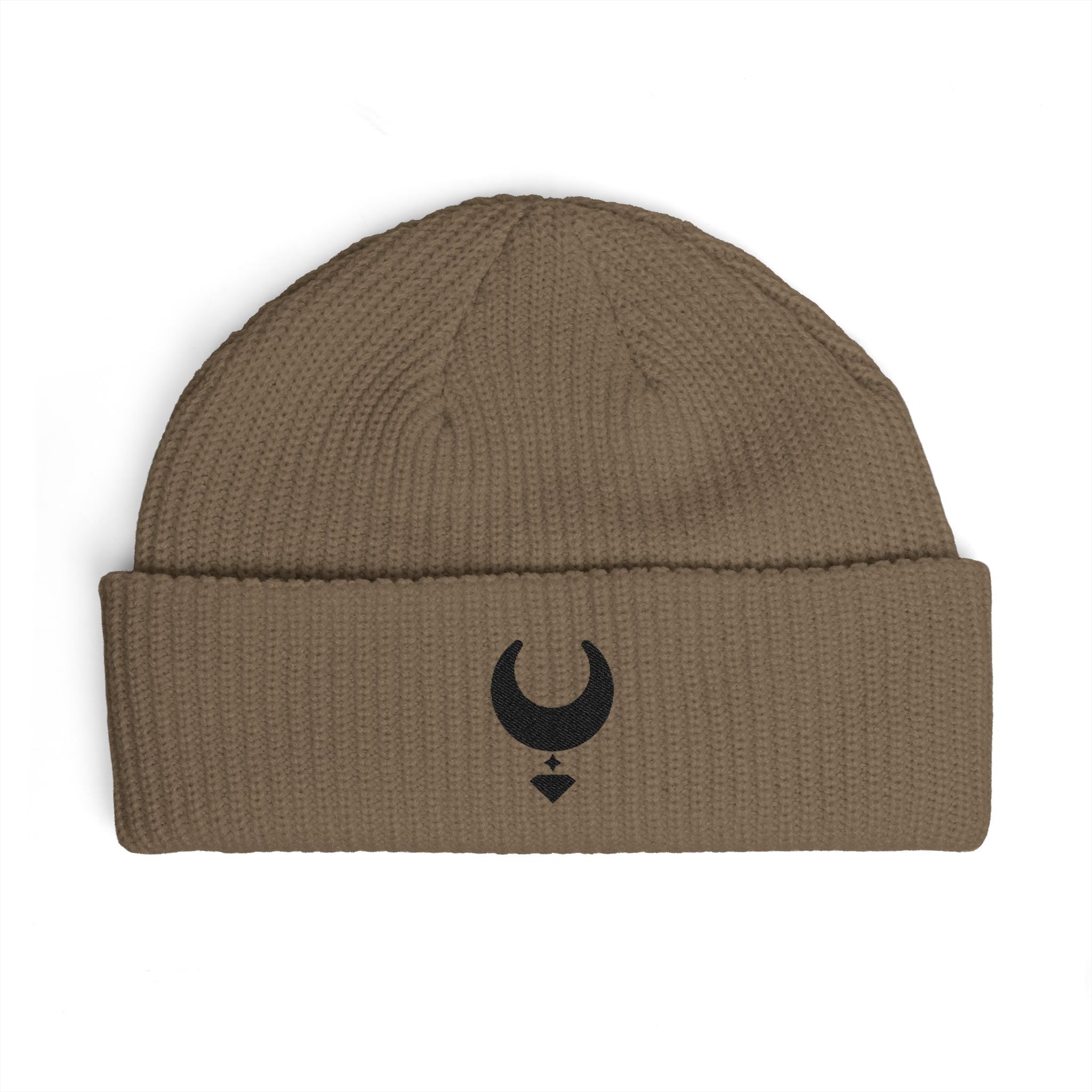 Artemis Gem Black Emblem Beanie