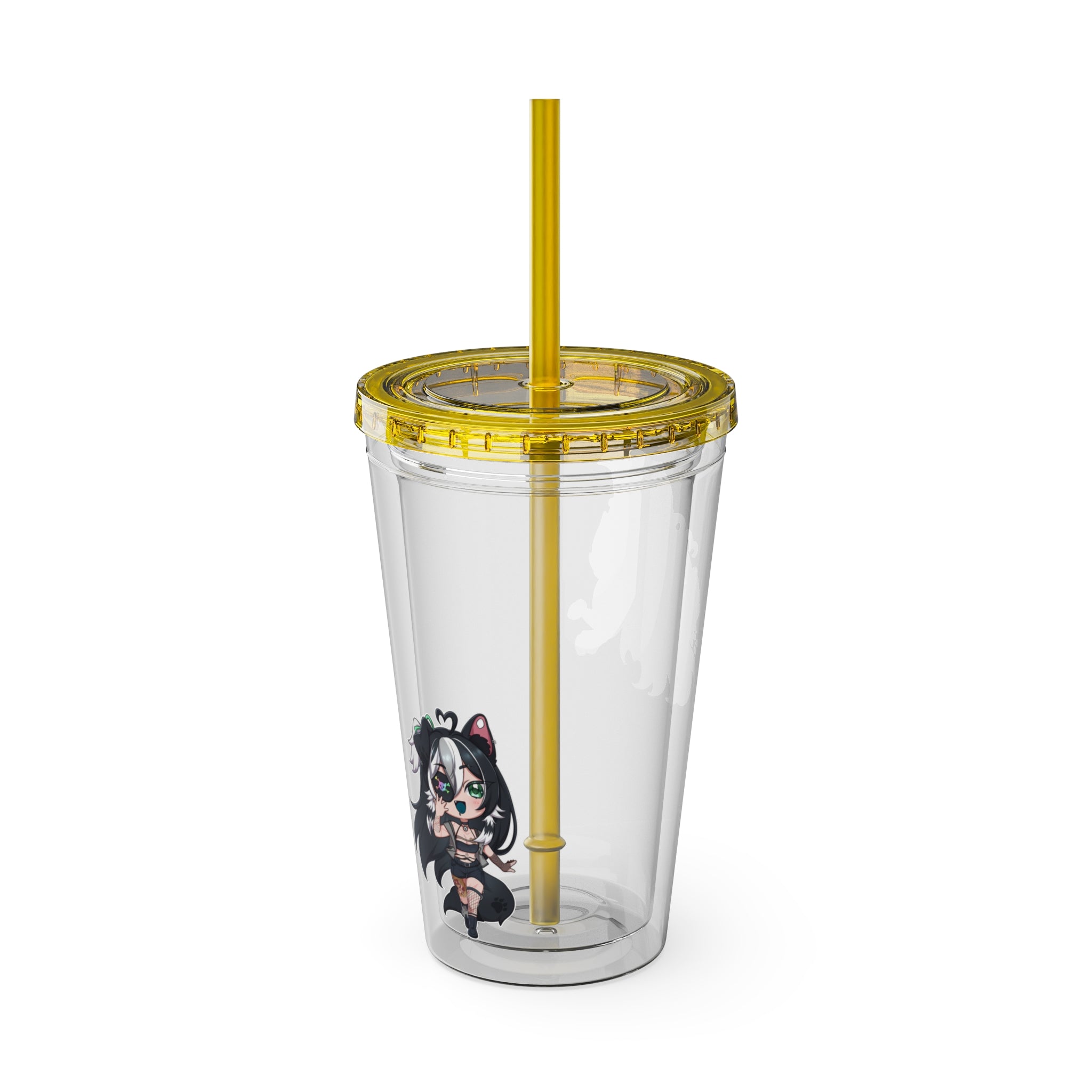 dognamedKats "Chibi Friends" Acrylic Tumbler