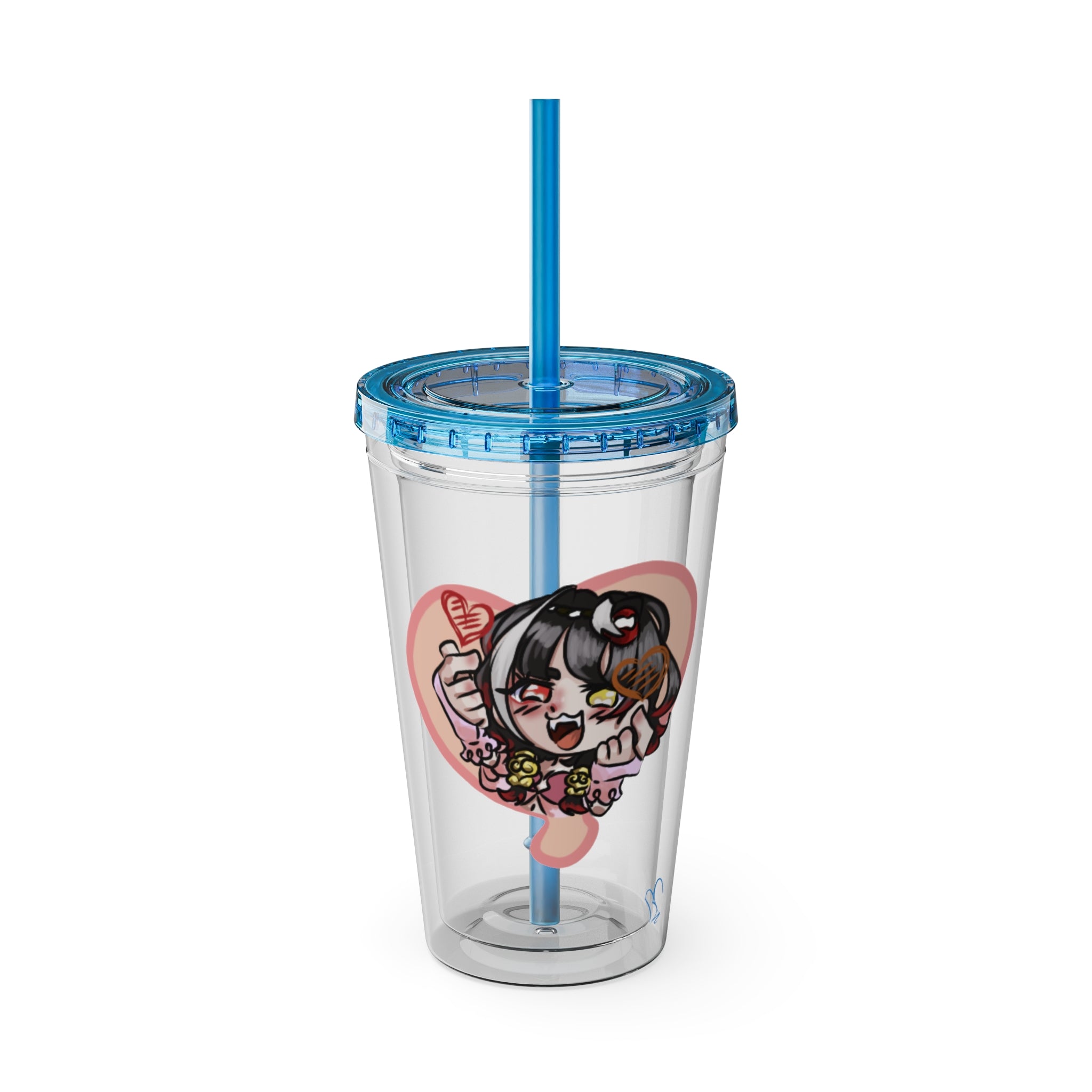 Vatsun Kabuki "Hearts~" Acrylic Tumbler