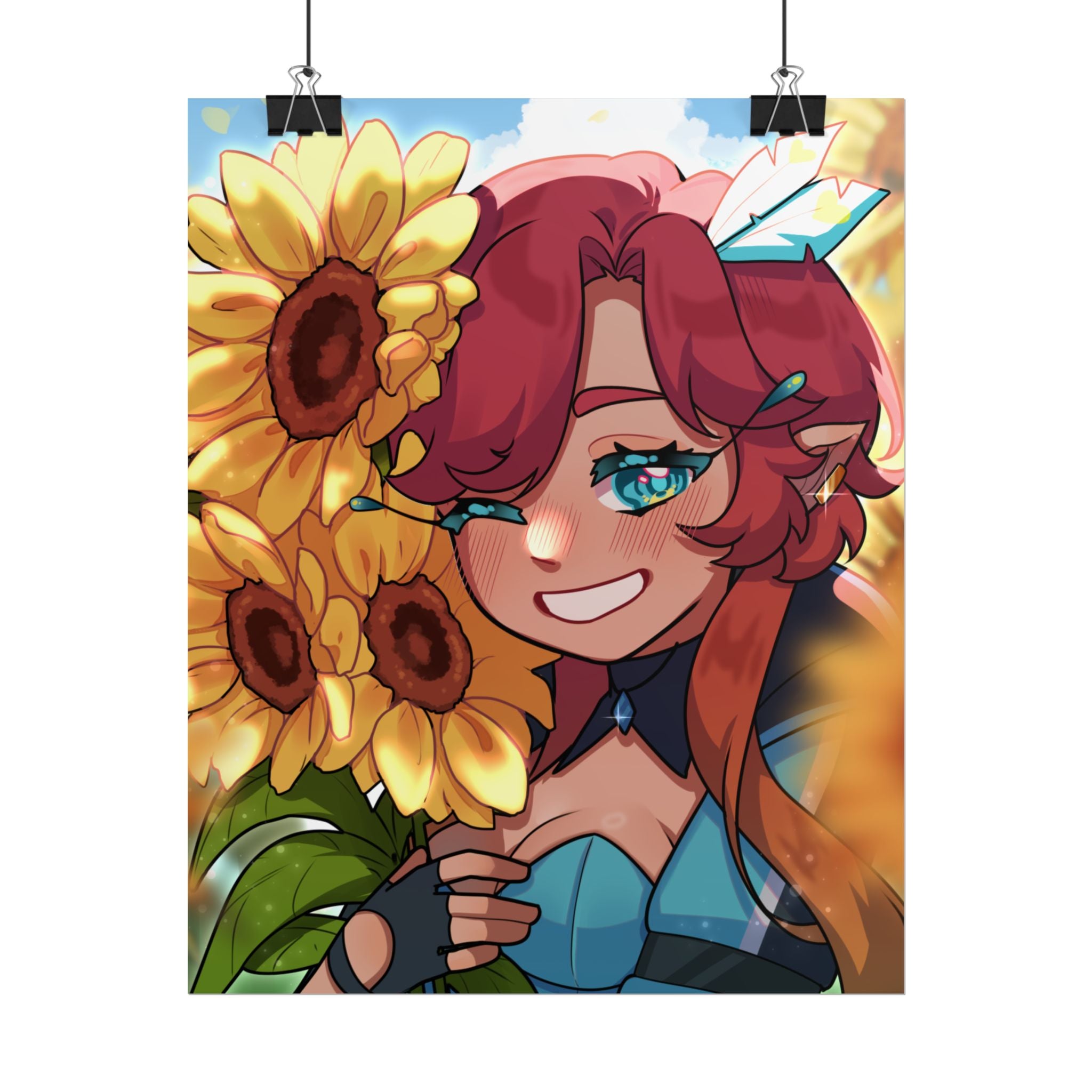 Pheonix Kadi "Sunflower Love" Print