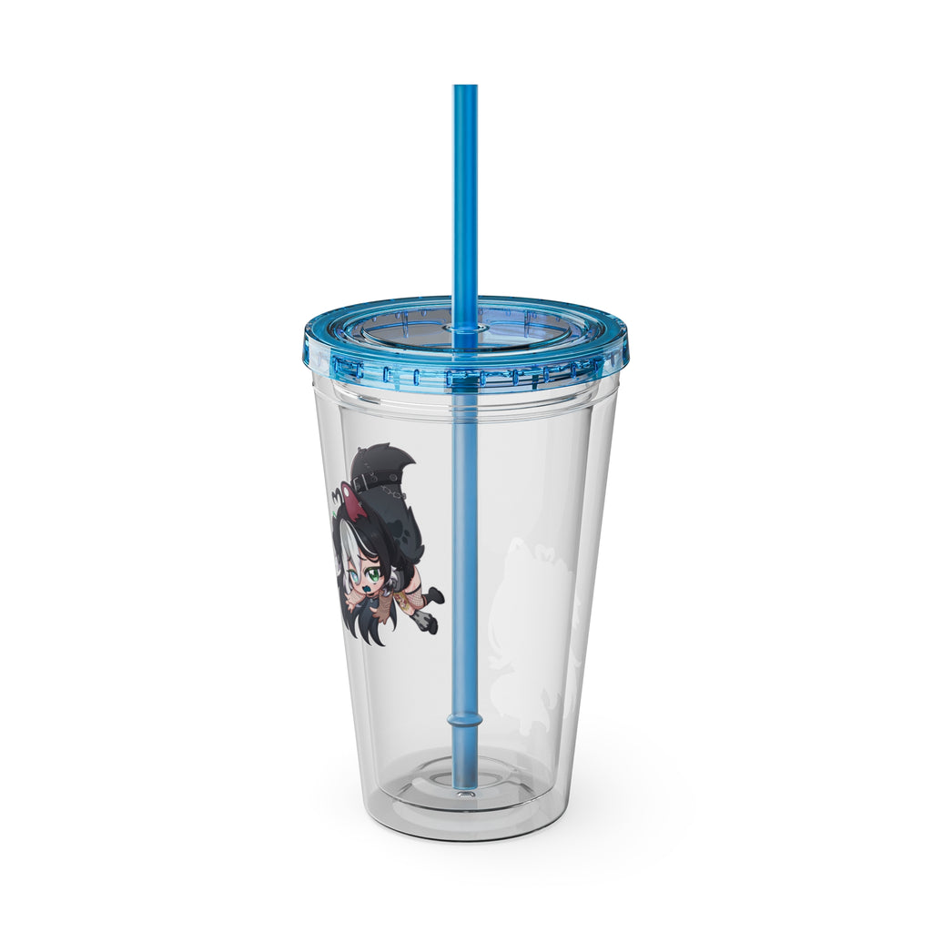 dognamedKats "Chibi Friends" Acrylic Tumbler