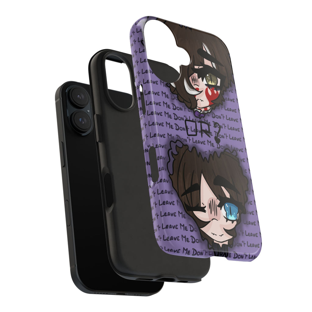 Renée Lysobore "Me or Them" Phone Case