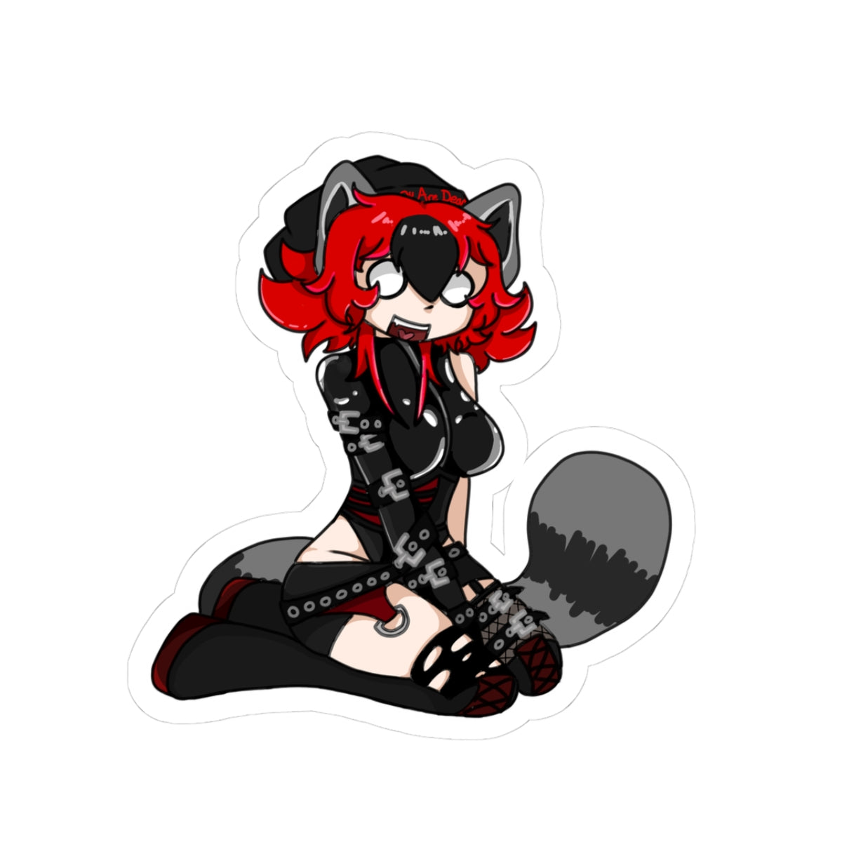 Gothic Gumi Sitting Sticker