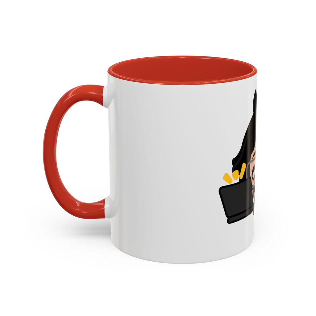 RyoPlaying "Exhausted" Accent Mug