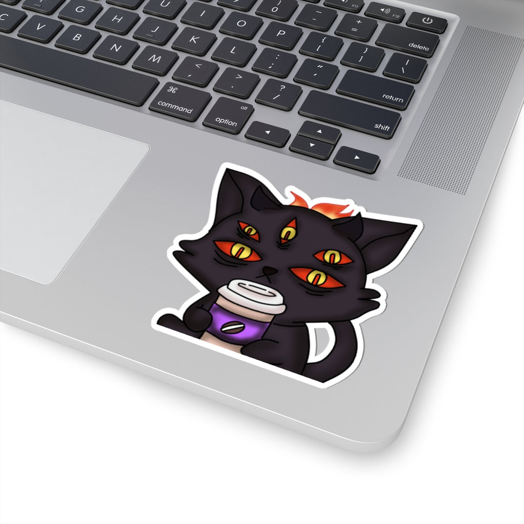 Chow Down "Lucipurr Sip" Sticker