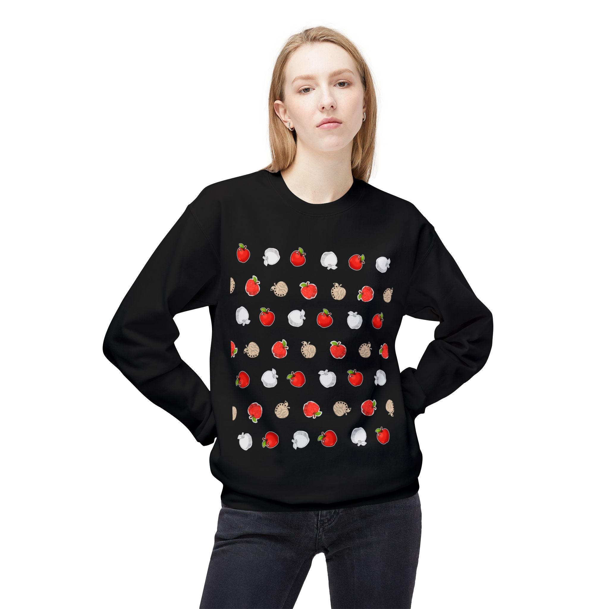Doodled Apple Sweatshirt