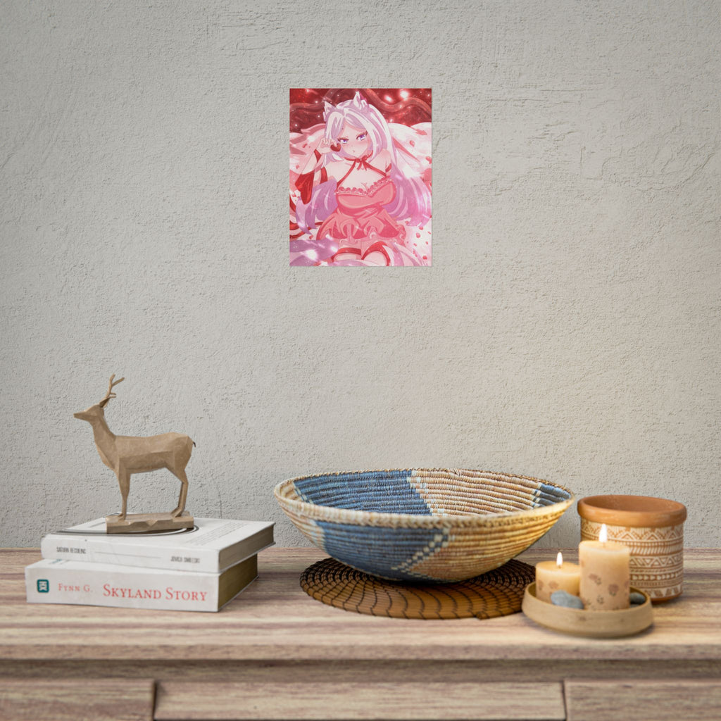 AkiyoKumi "Dressed in Red" Poster