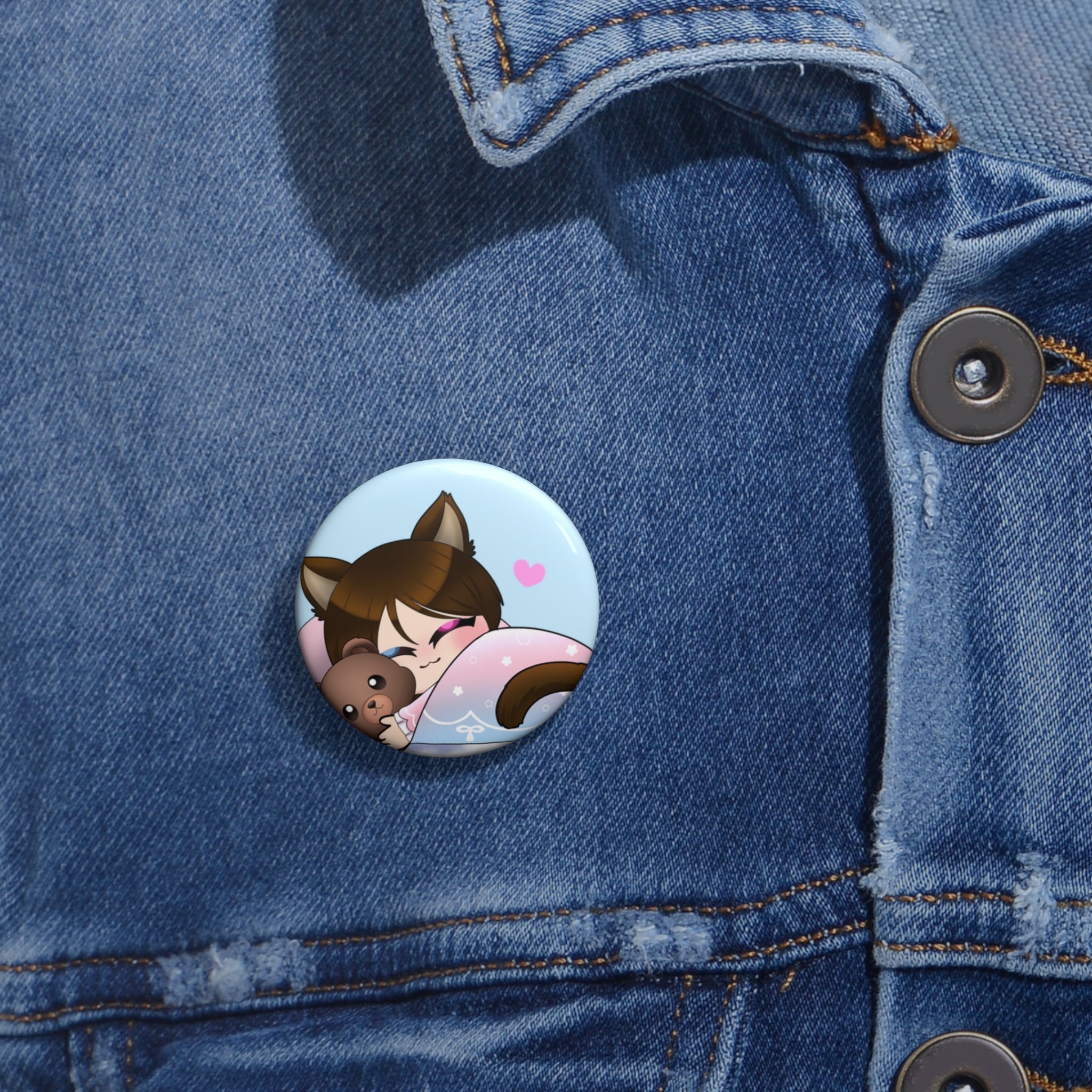 Roflrawr Button Pin