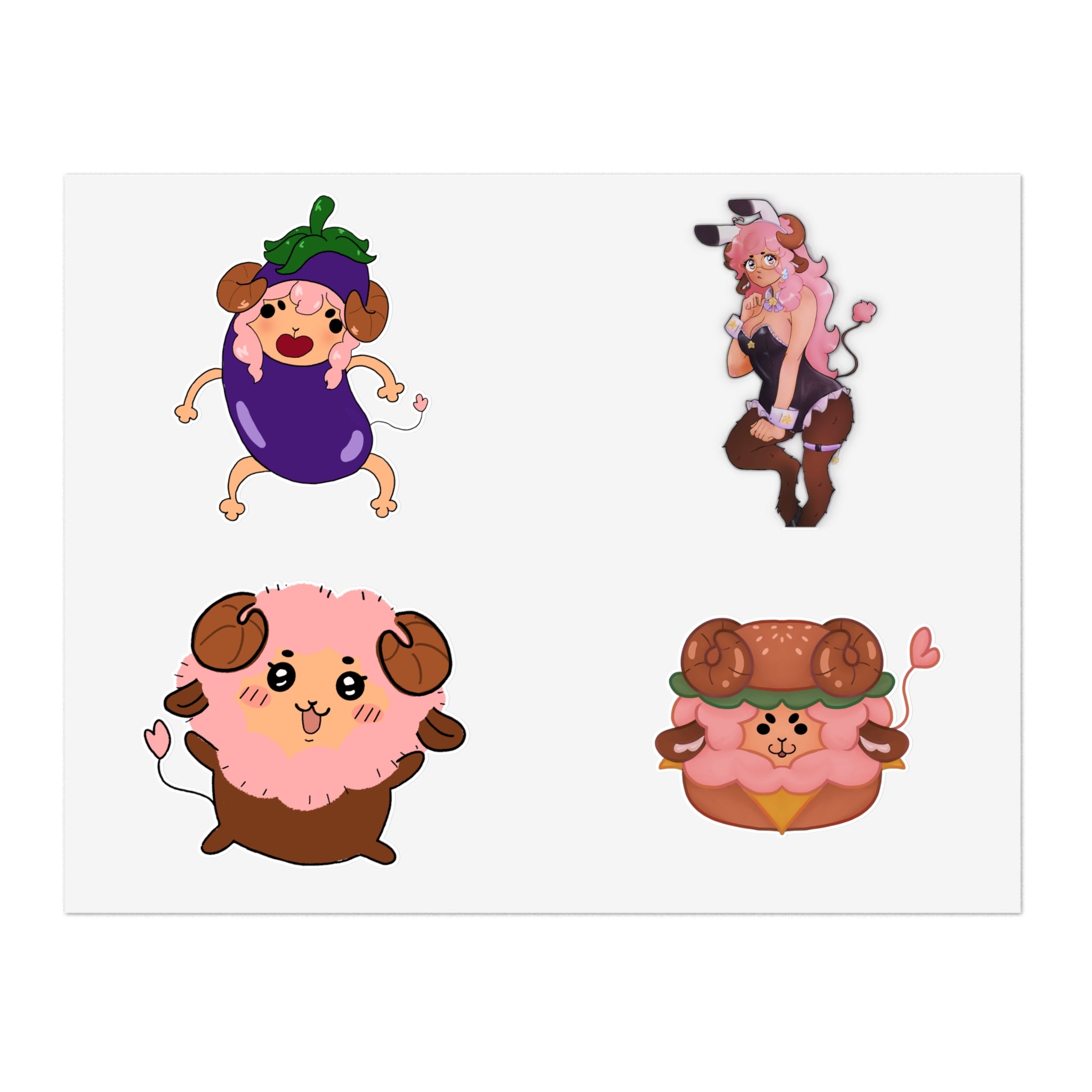 PeachPelle "Quirky Satyr" Sticker Sheet