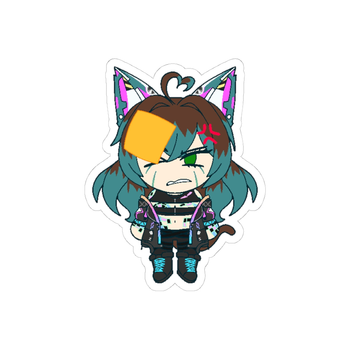 Risa Cupcake "Cheesed" Sticker