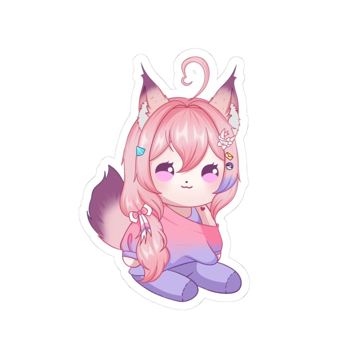 majestyrulz "Plushie Sit" Sticker