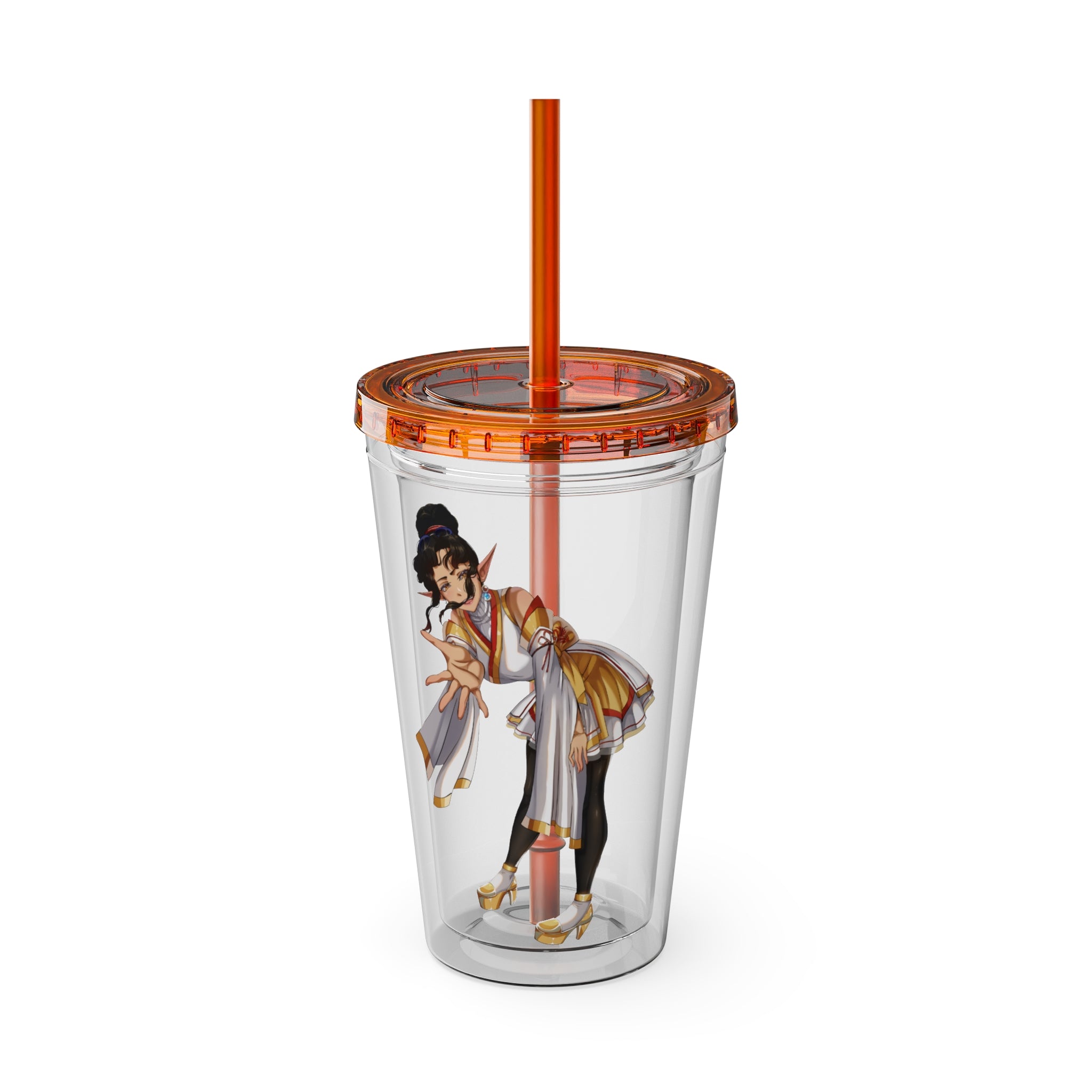 LadyKnightLynx "Reaching Out" Acrylic Tumbler