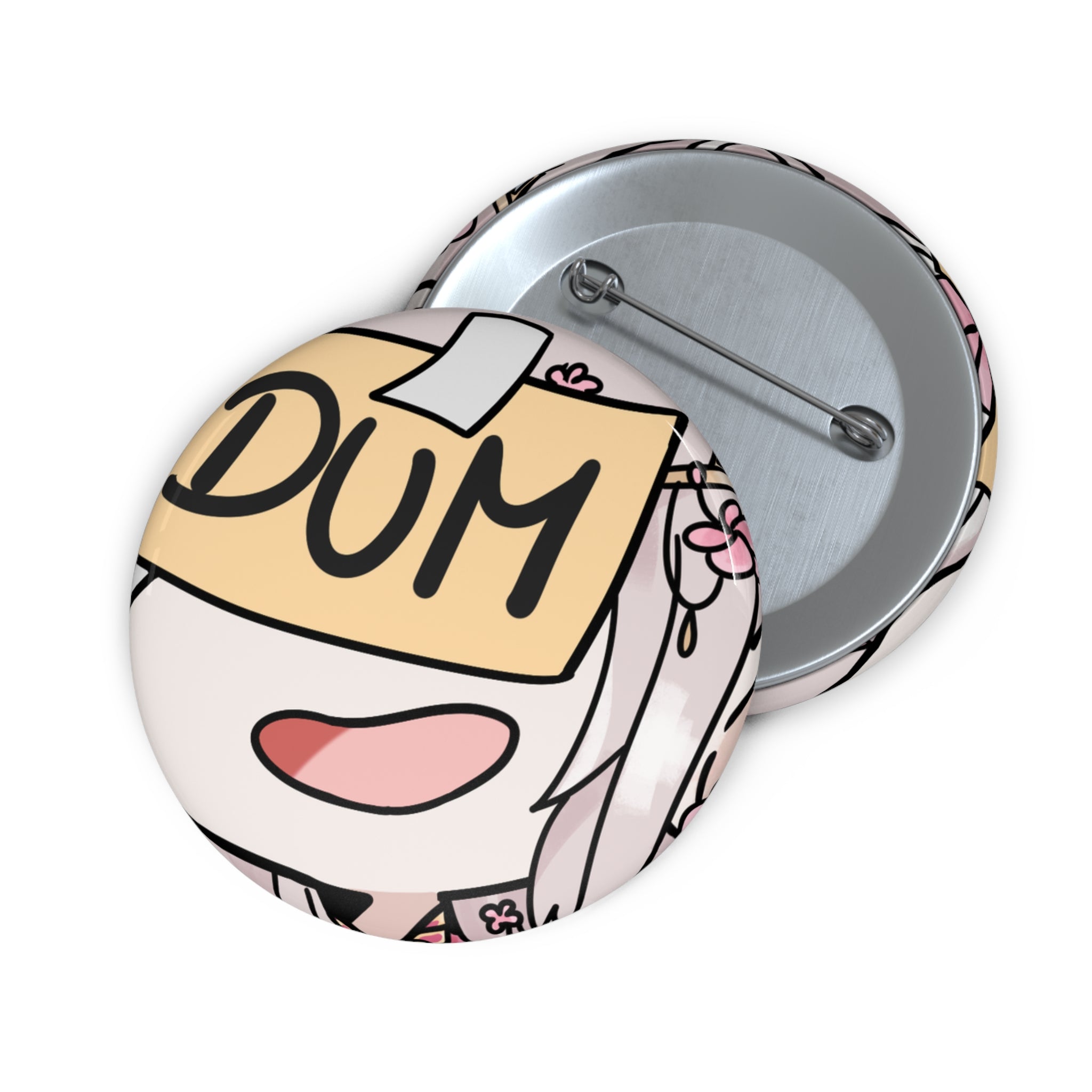 PeggyBeans "Dum" Pin Button