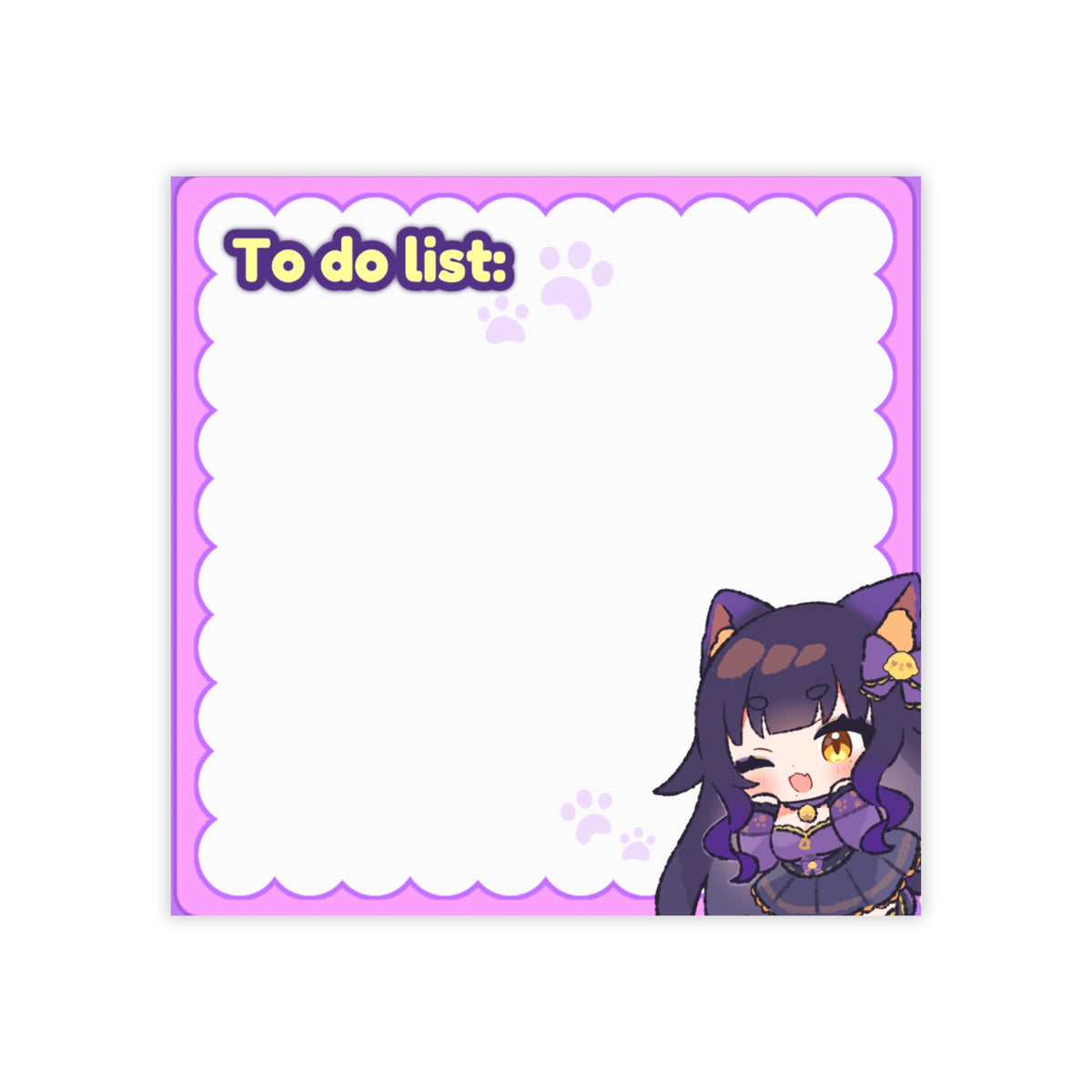 PochitaVT "To-Do List" Sticky Notes