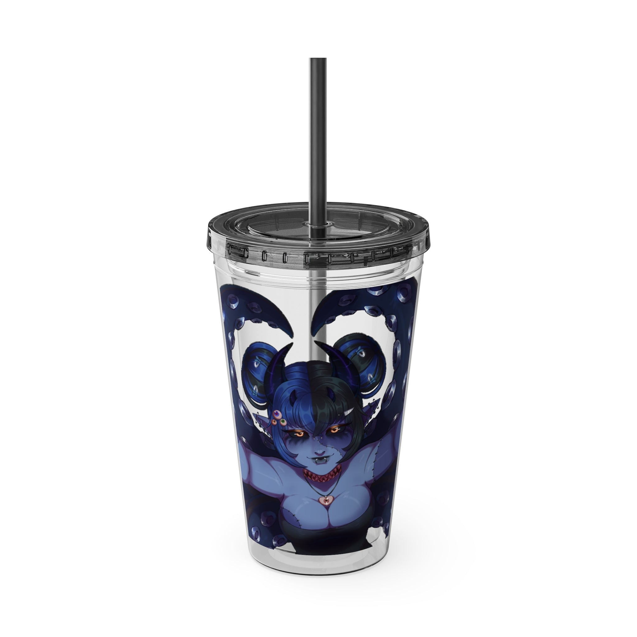 maleficxm "Intimidating Lean" Tumbler - KatDragonz