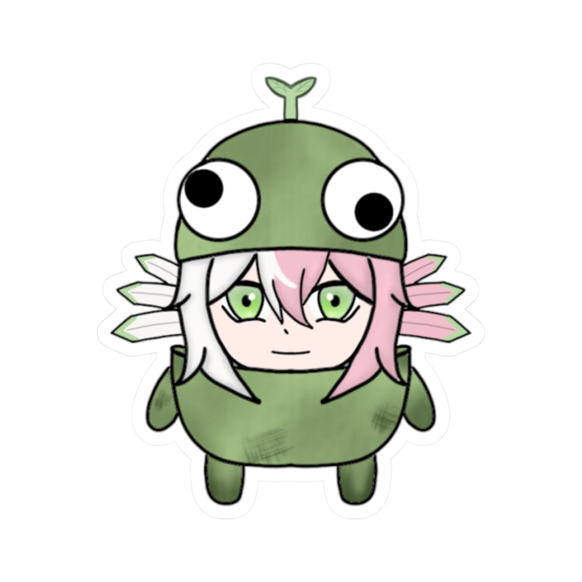 Axolpuff Sticker