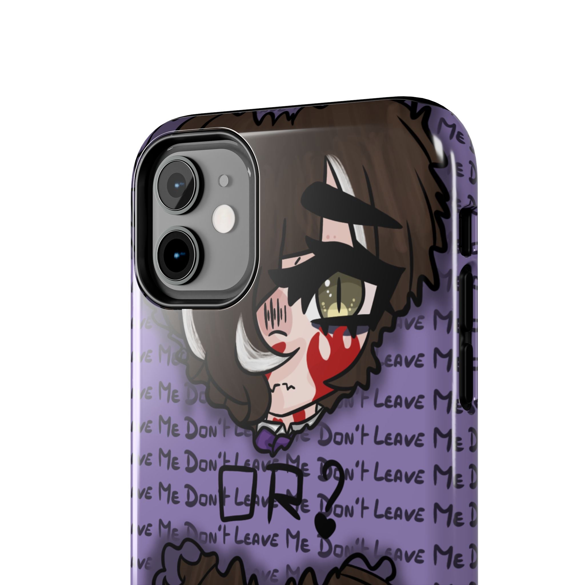 Renée Lysobore "Me or Them" Phone Case
