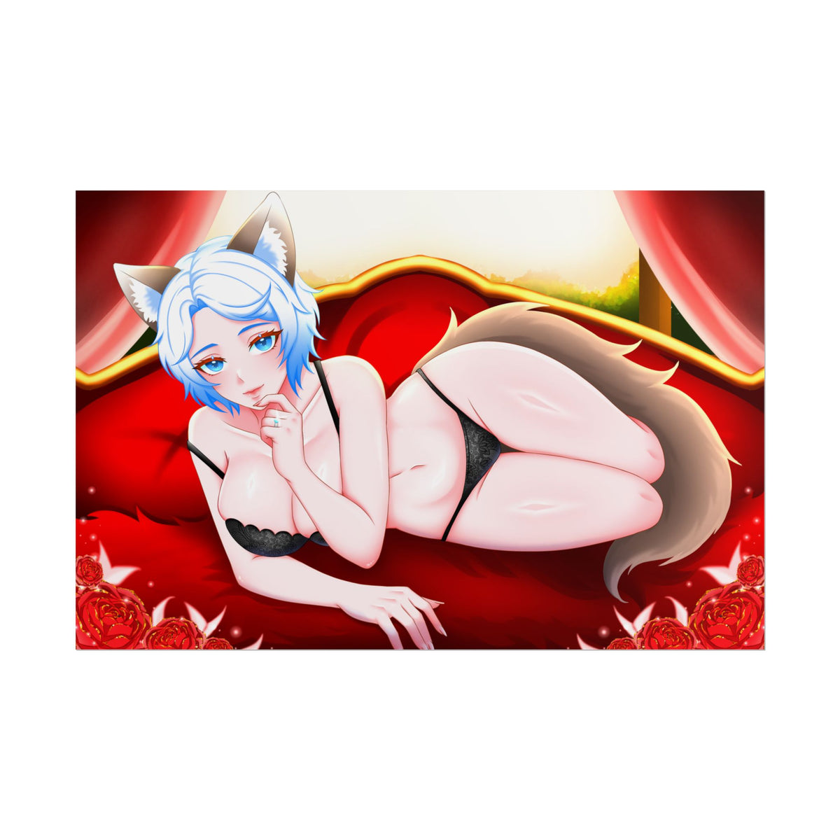 hauntedcorgi "Teasing Pose" Poster - KatDragonz