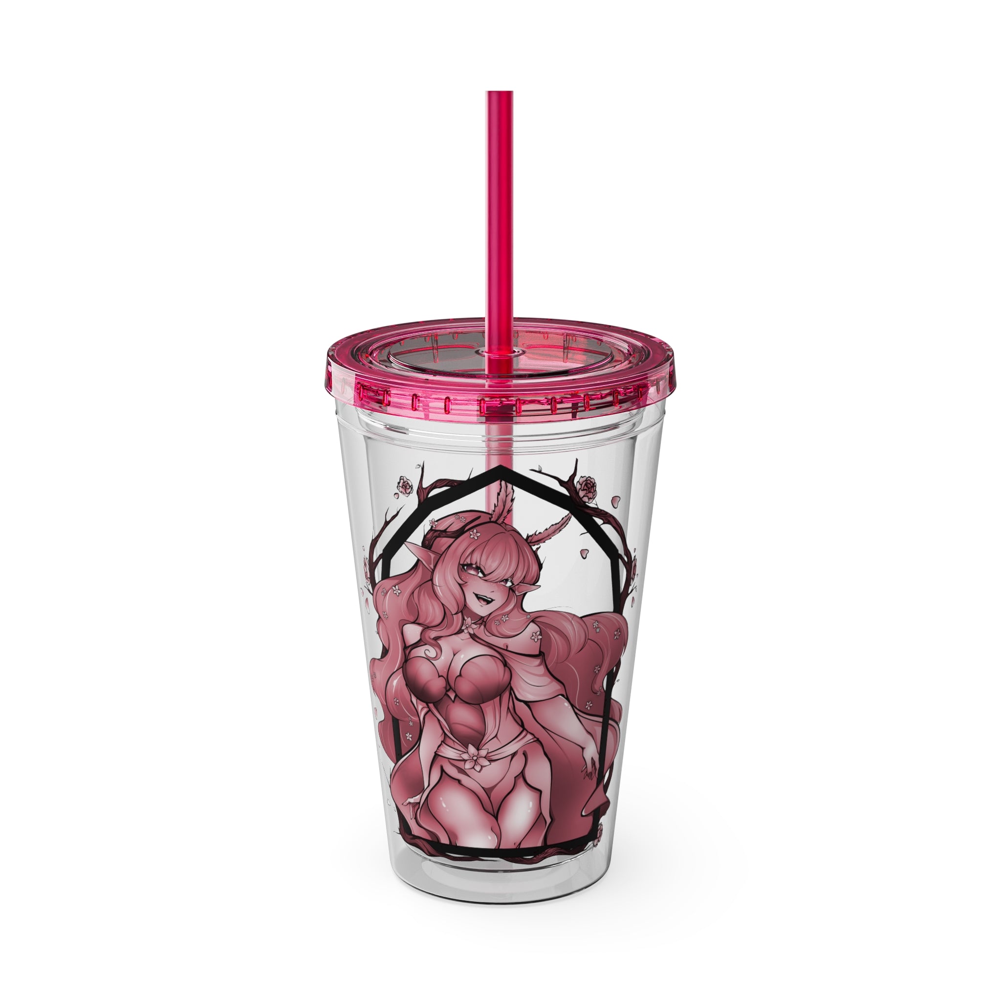 PrimRosalie "Rose Arbor" Acrylic Tumbler