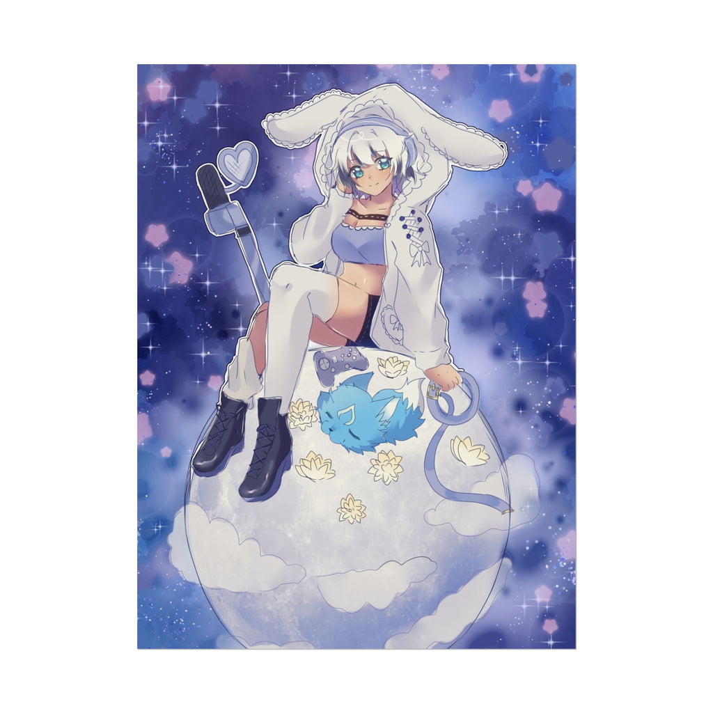 AshenMei Moon Poster