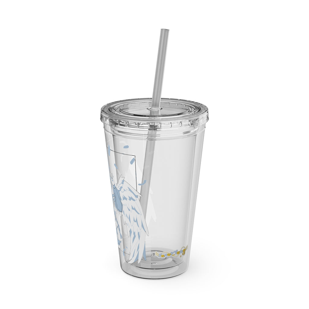 SnowyYuma "Fallen Feathers" Tumbler