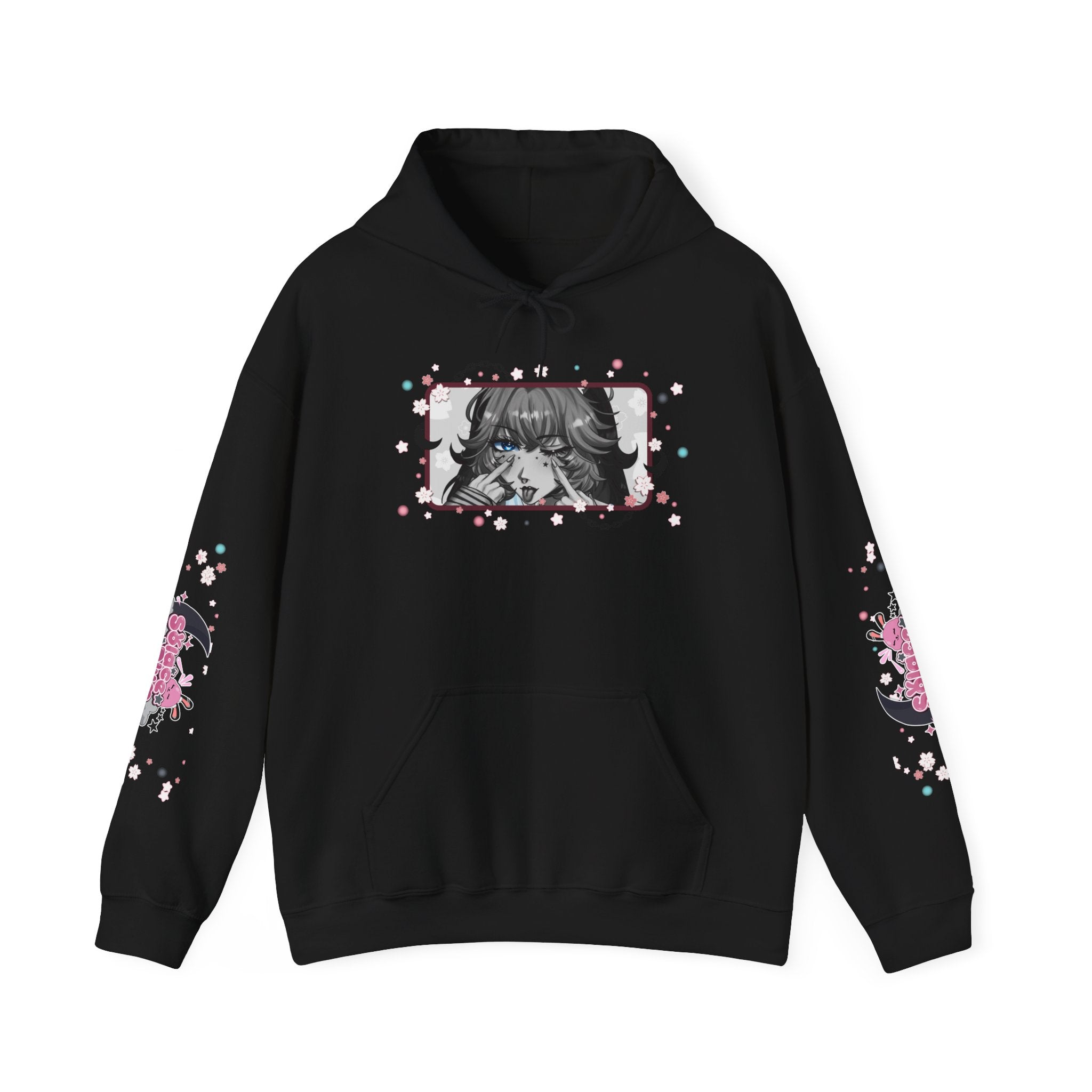 Solace Plum BW "Blep" Designer Hoodie