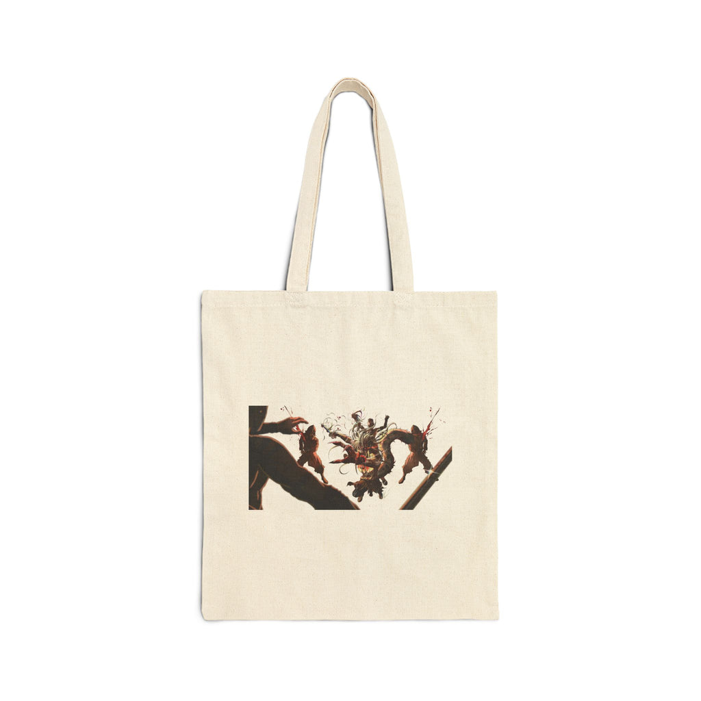 yukurivt "Fighting Village" Tote Bag - KatDragonz