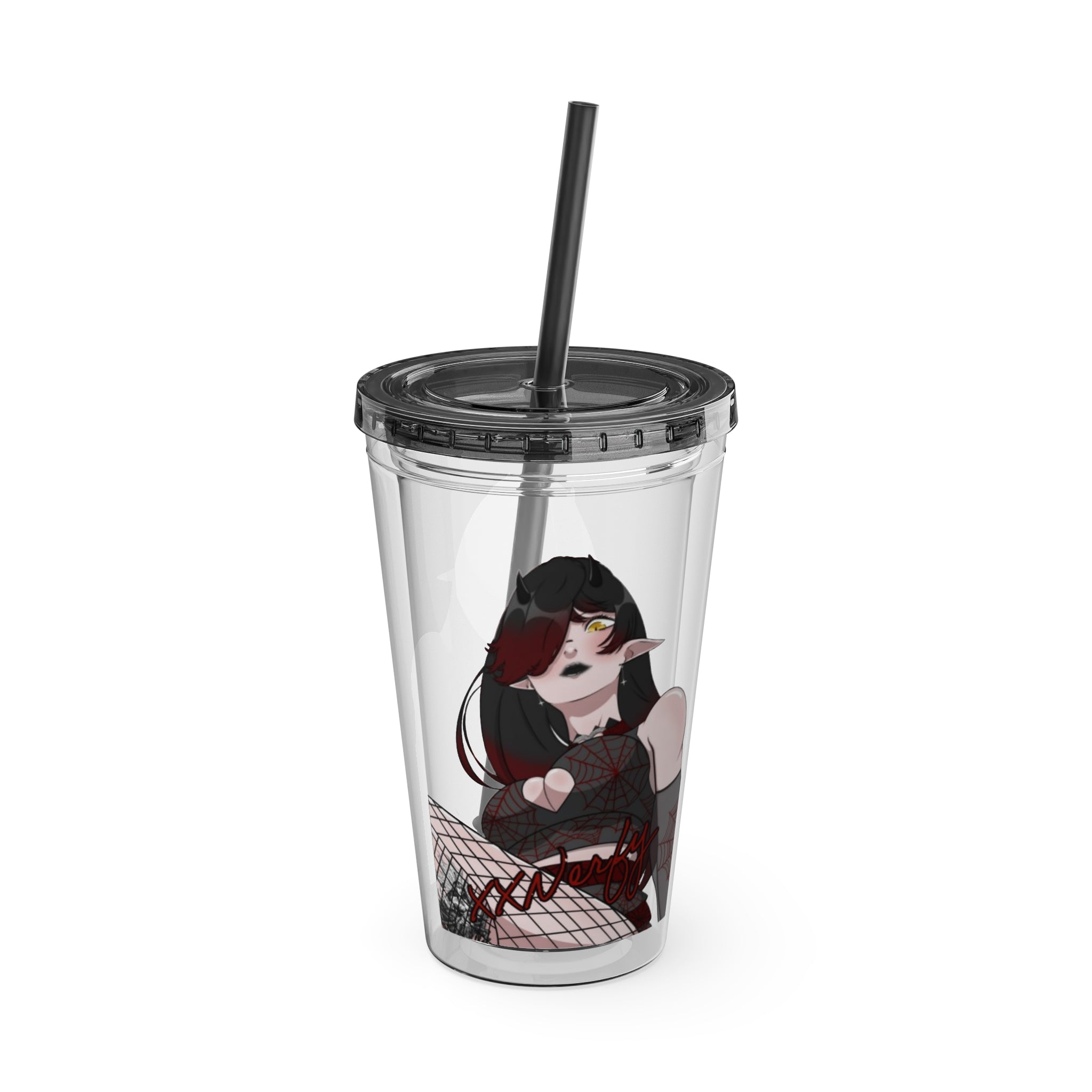 XXNerfy "Woven in Darkness" Acrylic Tumbler