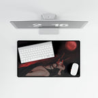 VeiledRabbit "Red Moon" Large Deskmat