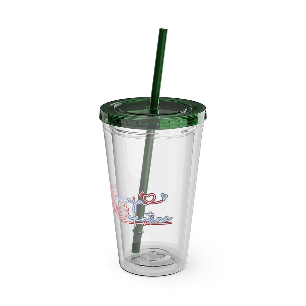 Vinnia Valentine "Rose Garden" Acrylic Tumbler