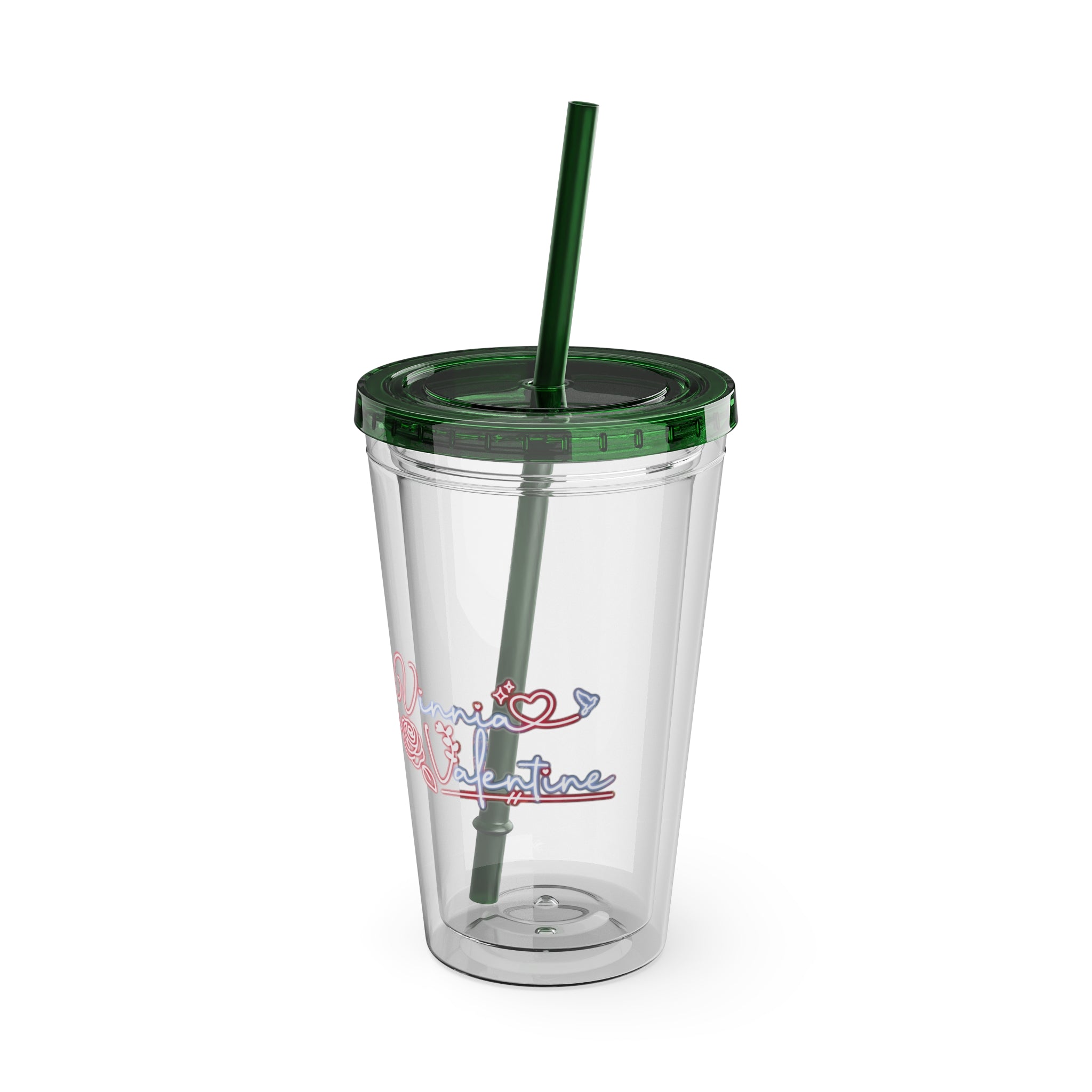 Vinnia Valentine "Rose Garden" Acrylic Tumbler