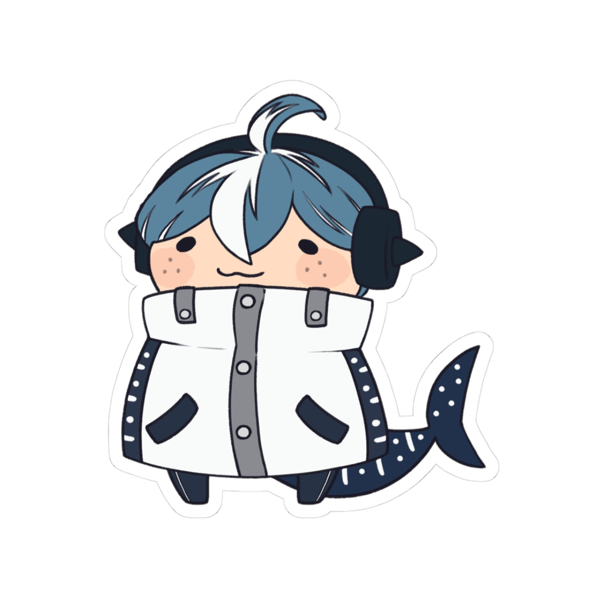 RipTideKai "Happy Little Shark" Sticker