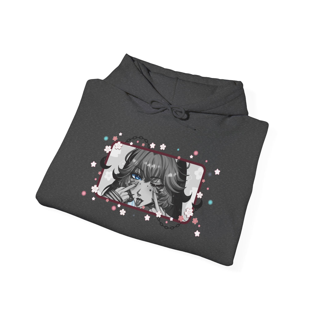 Solace Plum BW "Blep" Designer Hoodie