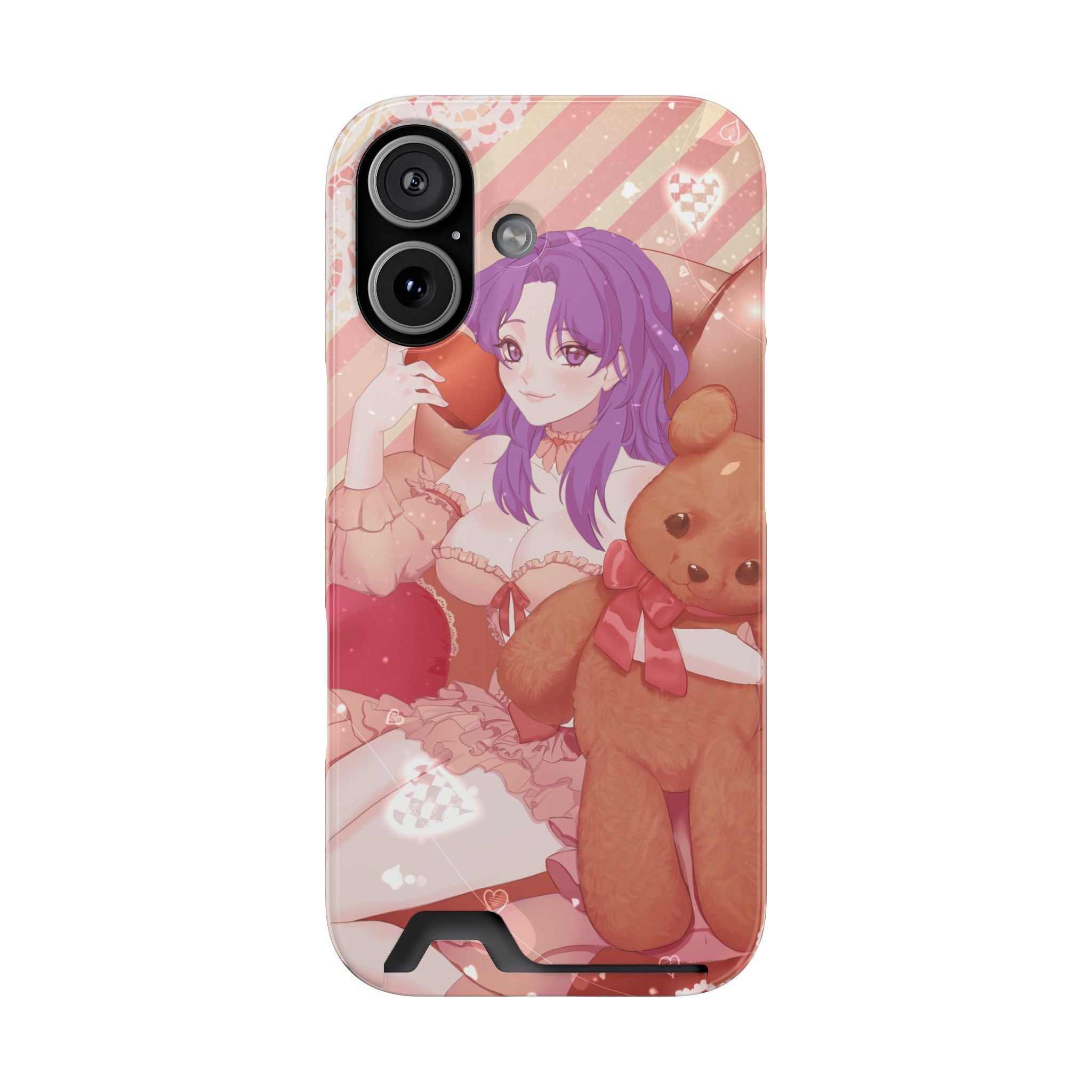 Angelica Phone Case With Card Holder