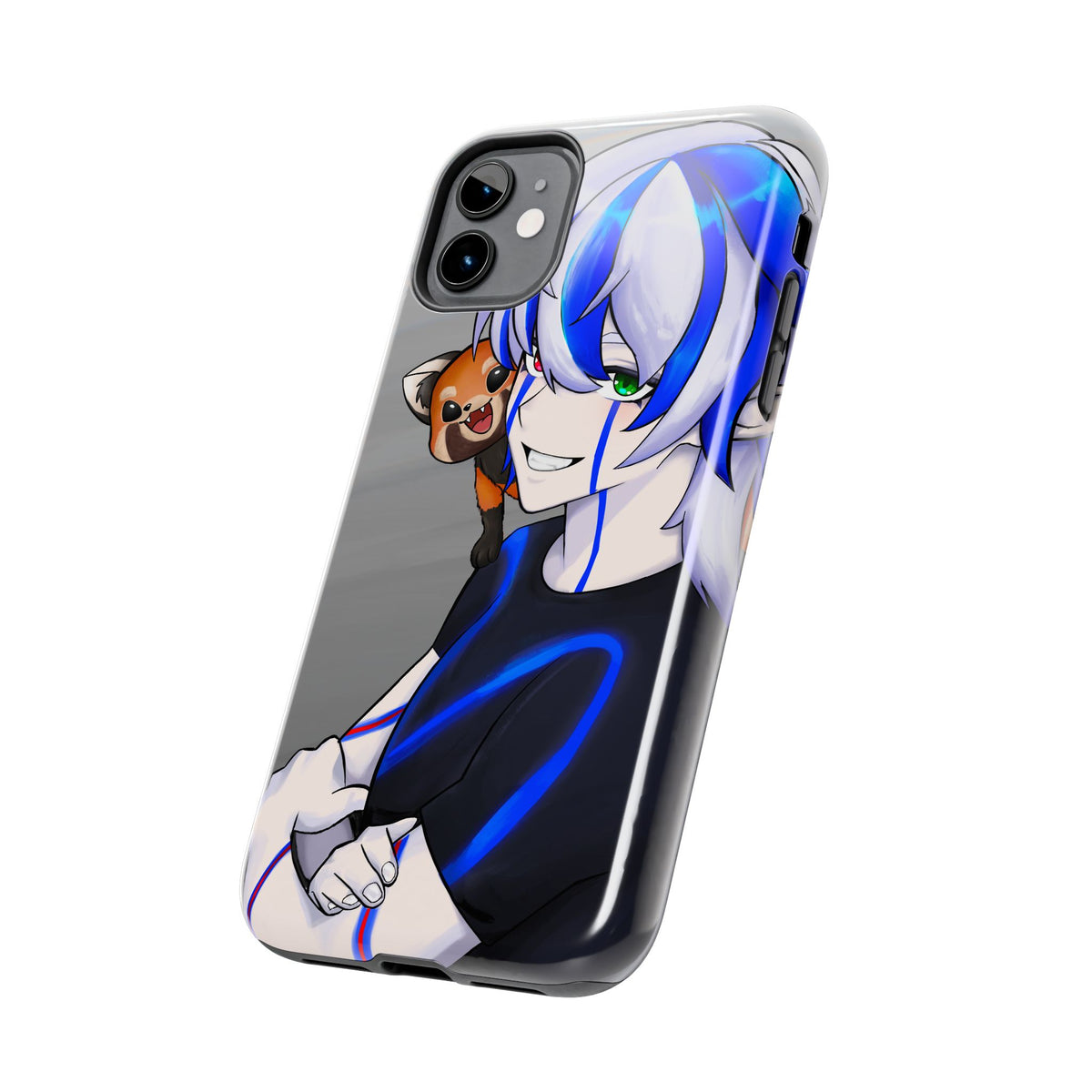 Ray Xash "Red Panda Companion" Phone Case