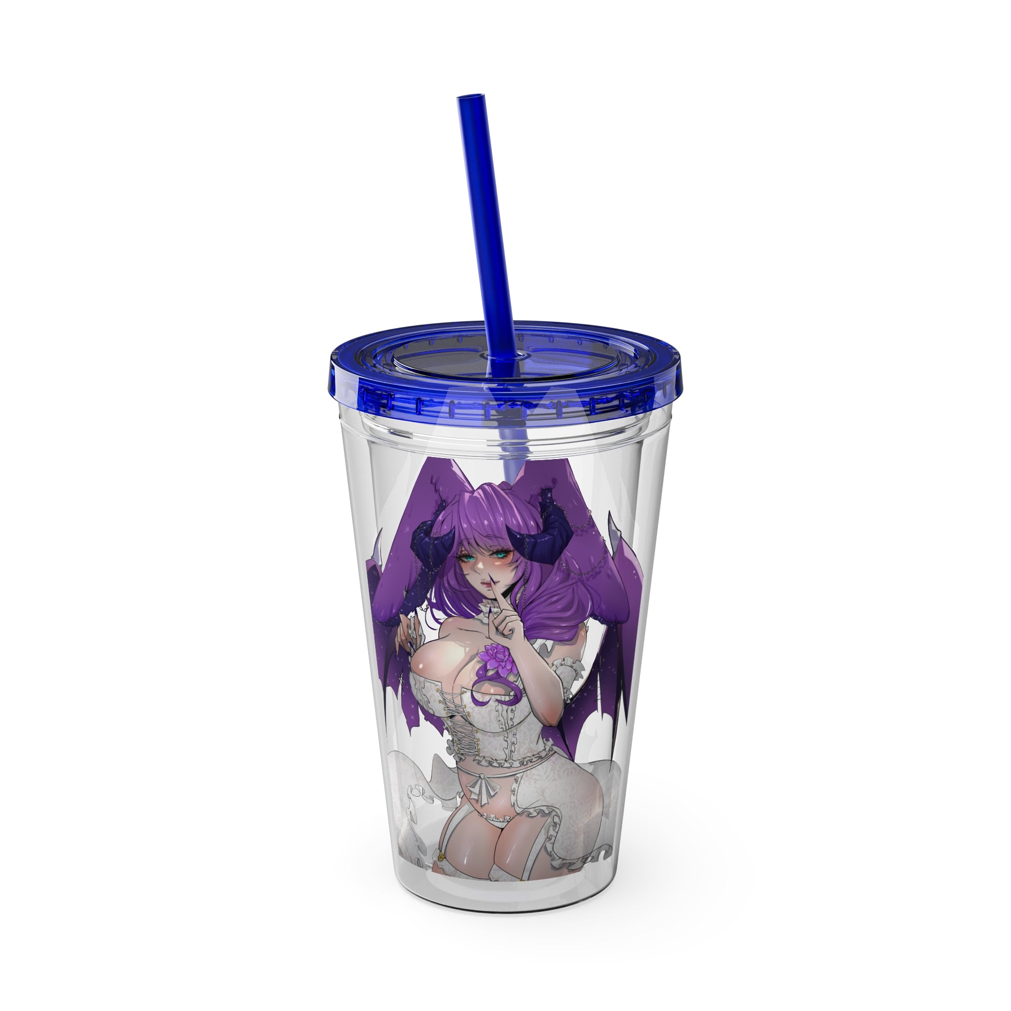 BoaCoomi "Violet Hush" Acrylic Tumbler