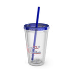 Vinnia Valentine "Rose Garden" Acrylic Tumbler