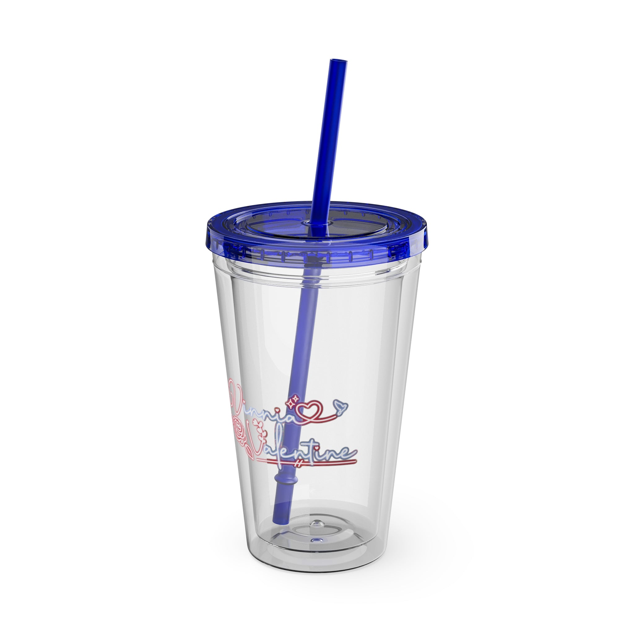 Vinnia Valentine "Rose Garden" Acrylic Tumbler