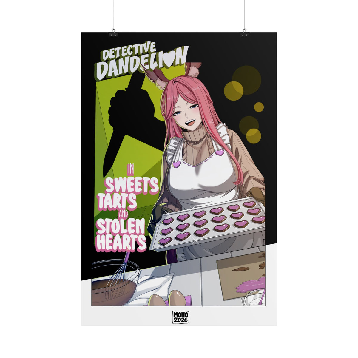 Detective Dandelion "Sweet Tarts & Stolen Hearts" Poster